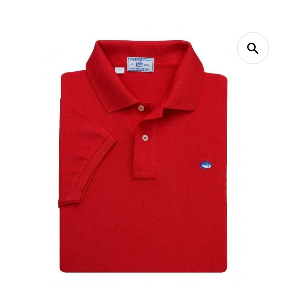 Southern Tide Red Polo Shirt